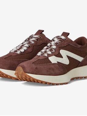 Steve Madden Campo Brown Suede Retro Sneakers